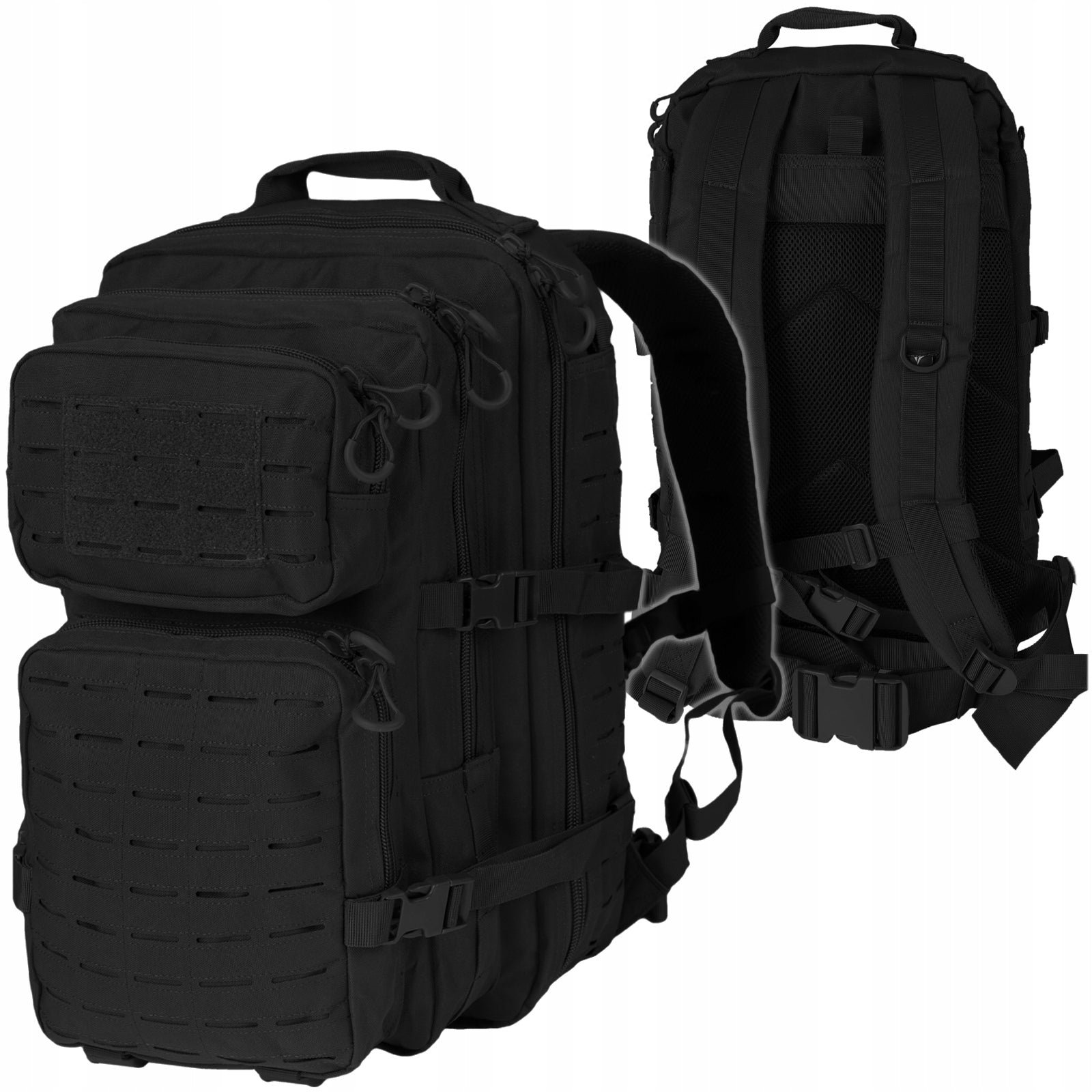 Military tactical backpack DOMINATOR Warrior laser cut 36L military black