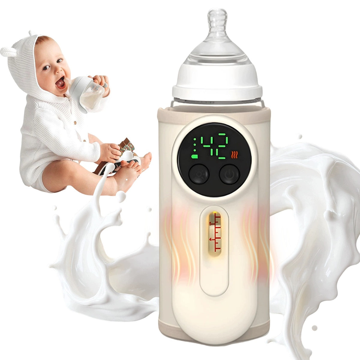 Milk Bottle Warmer Milk Maker Wireless Travel Fast