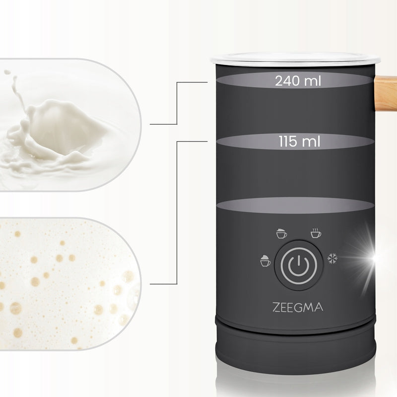 Milk FROTHER BLACK Electric COFFEE FOAM TOUCH PANEL 500W -