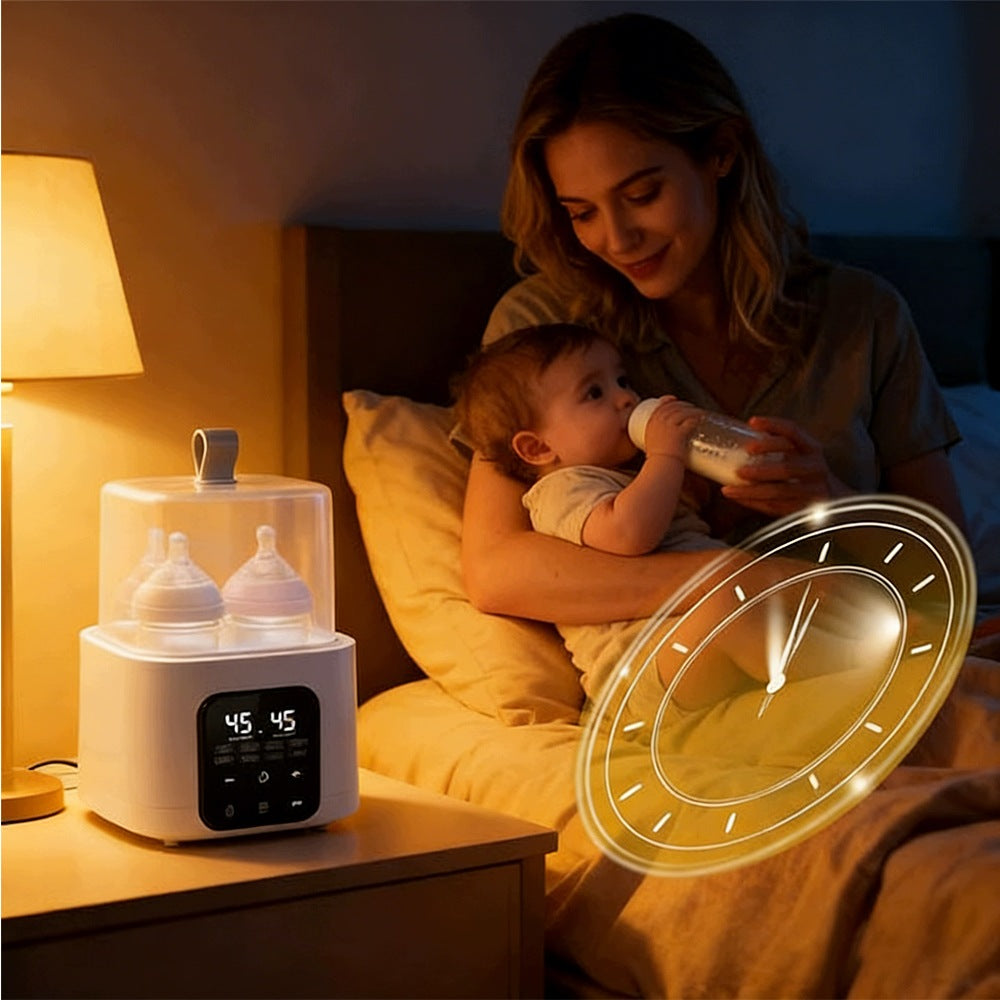 Milk Heater BEDEE With Remote Control And Touch Panel 4 Bottles 200W Packaging status original