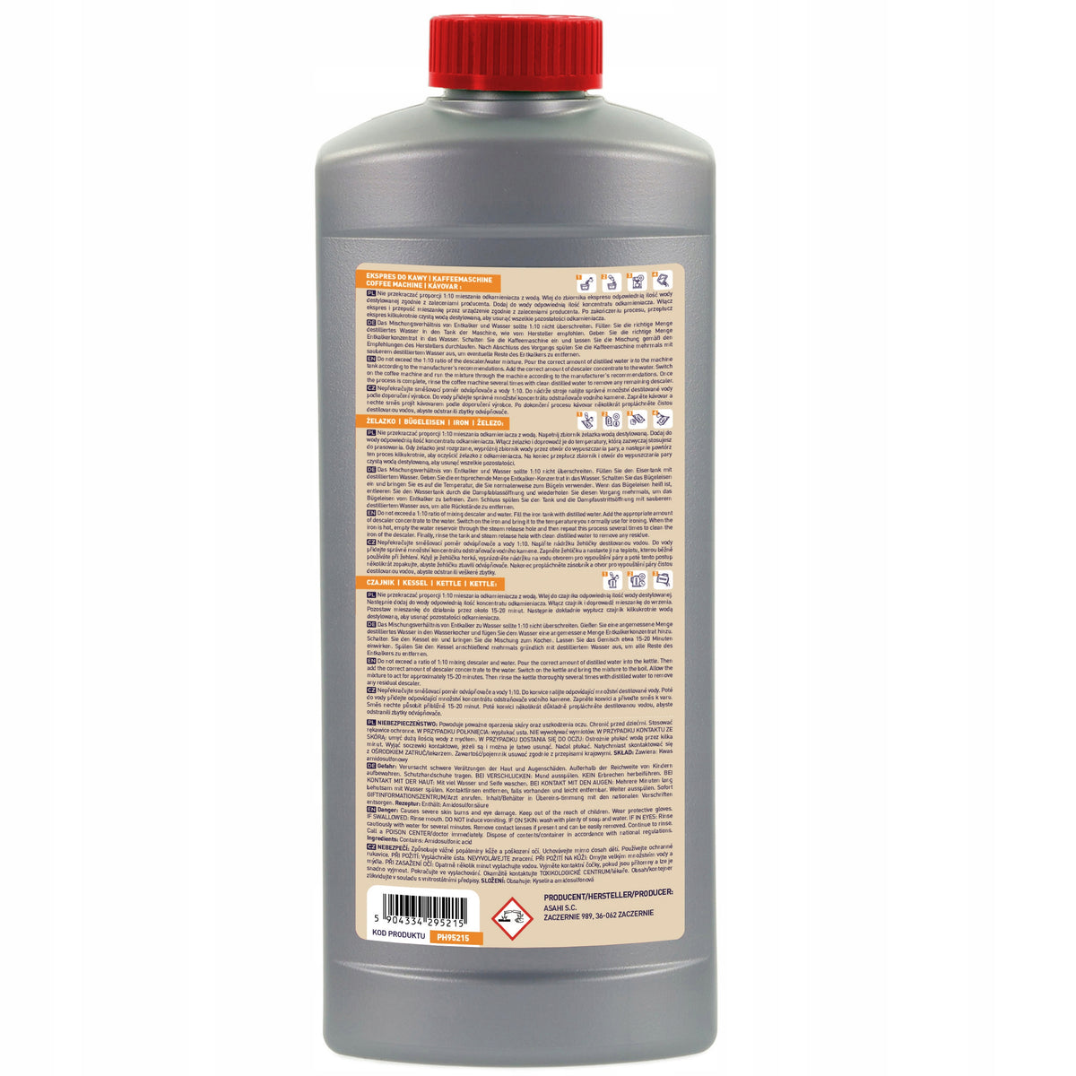 Milk System Cleaner Large Descaler for Profi&Home Packaging status original