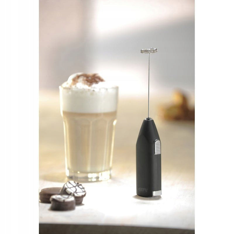Milk frother Gefu Fino 20 cm 12000 rpm battery operated black Manufacturer code 12720