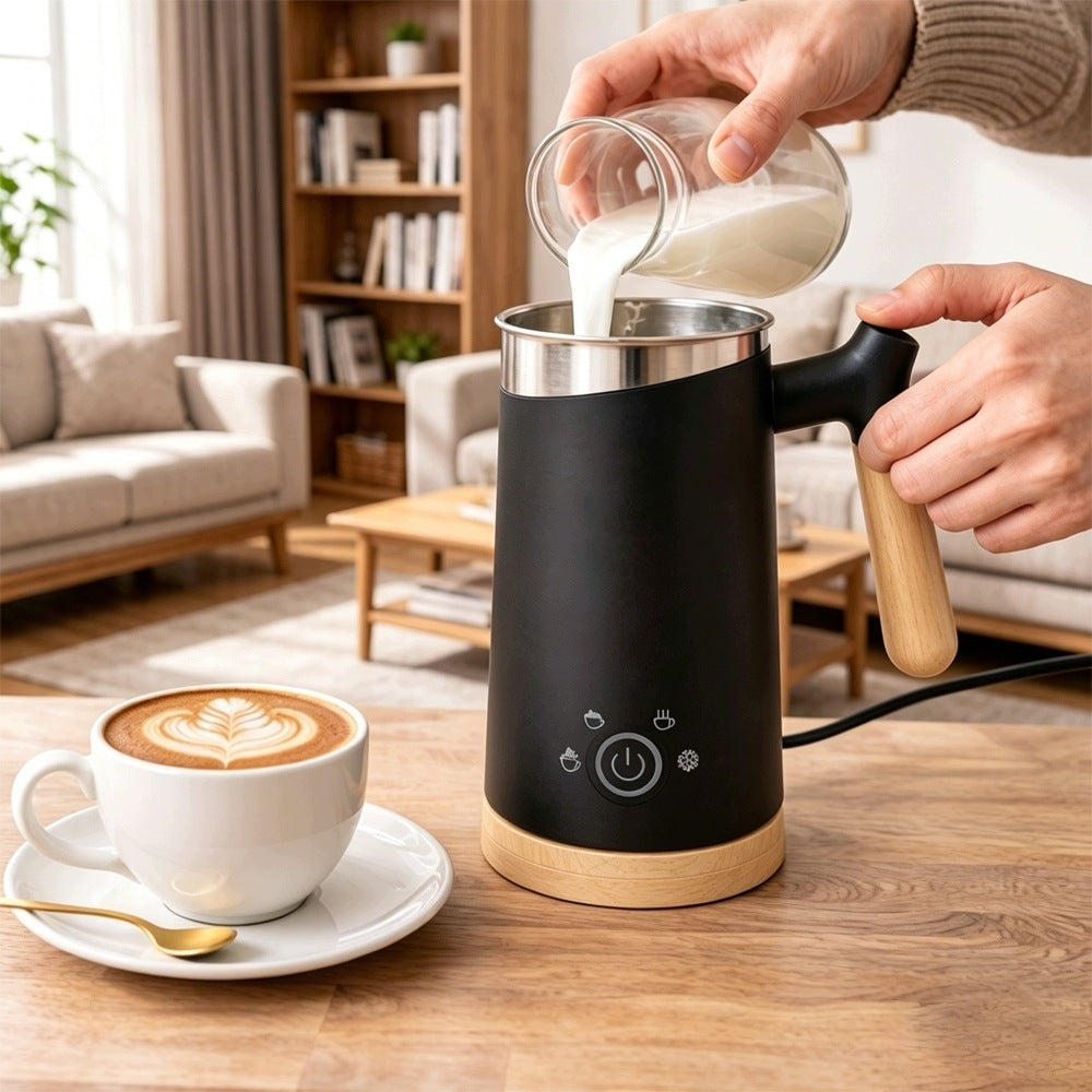 Milk frother Heater 4 modes 500w black Dominant color black
