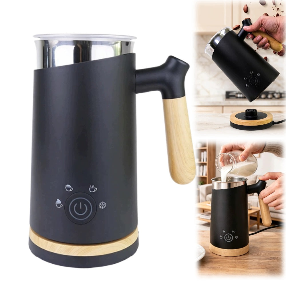Milk frother Heater 4 modes 500w black