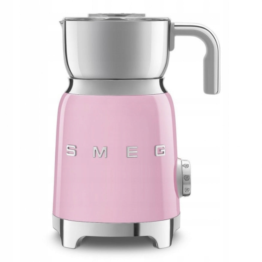 Milk frother Smeg MFF01PKEU Pink 600 ml 50's Style Chrome