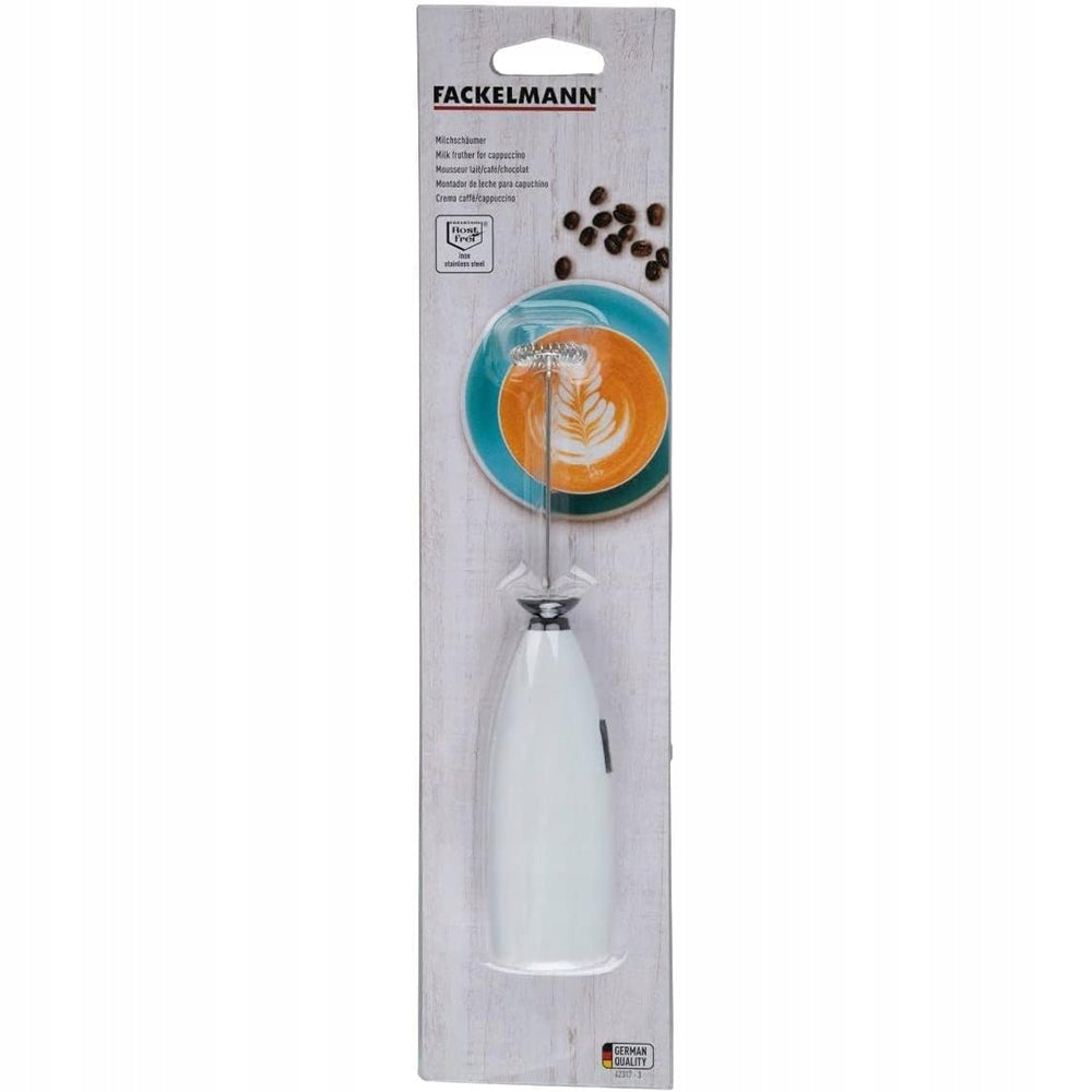 Milk frother and cappucino Fackelmann battery operated electric mixer Kind manual