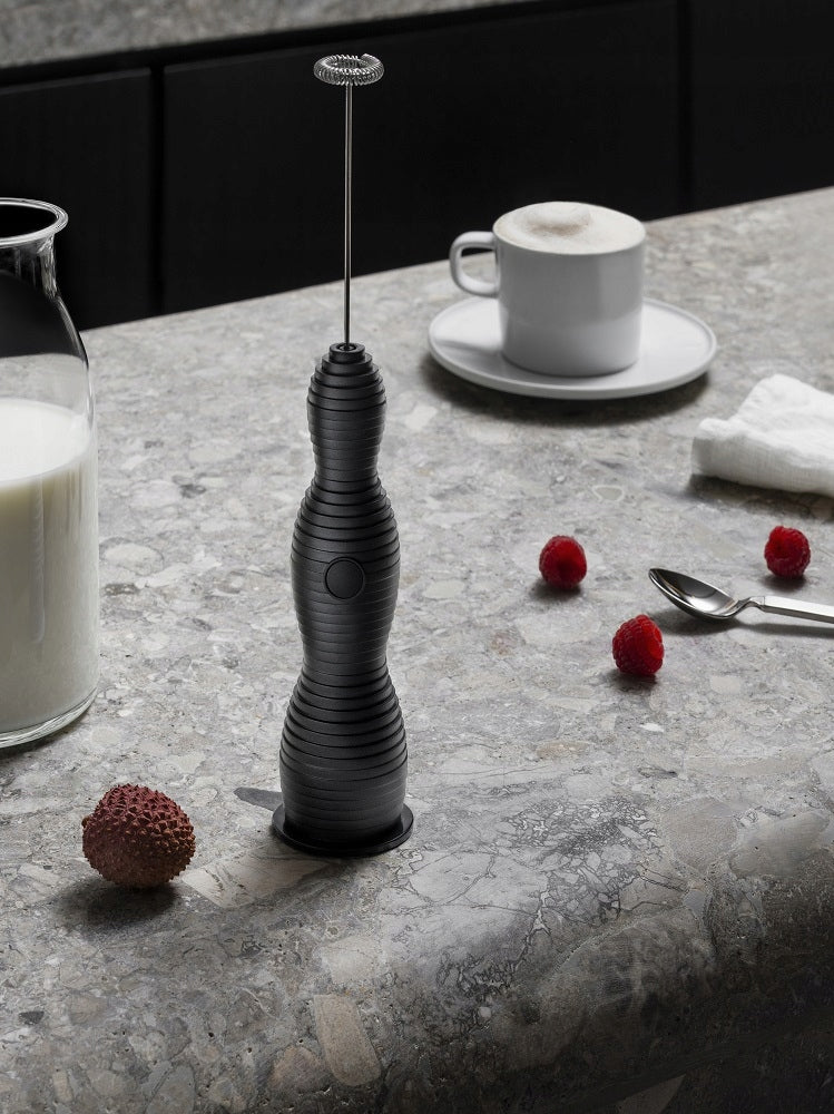 Milk frother, black Pulcina Aless MDL11 B Manufacturer code MDL11 B
