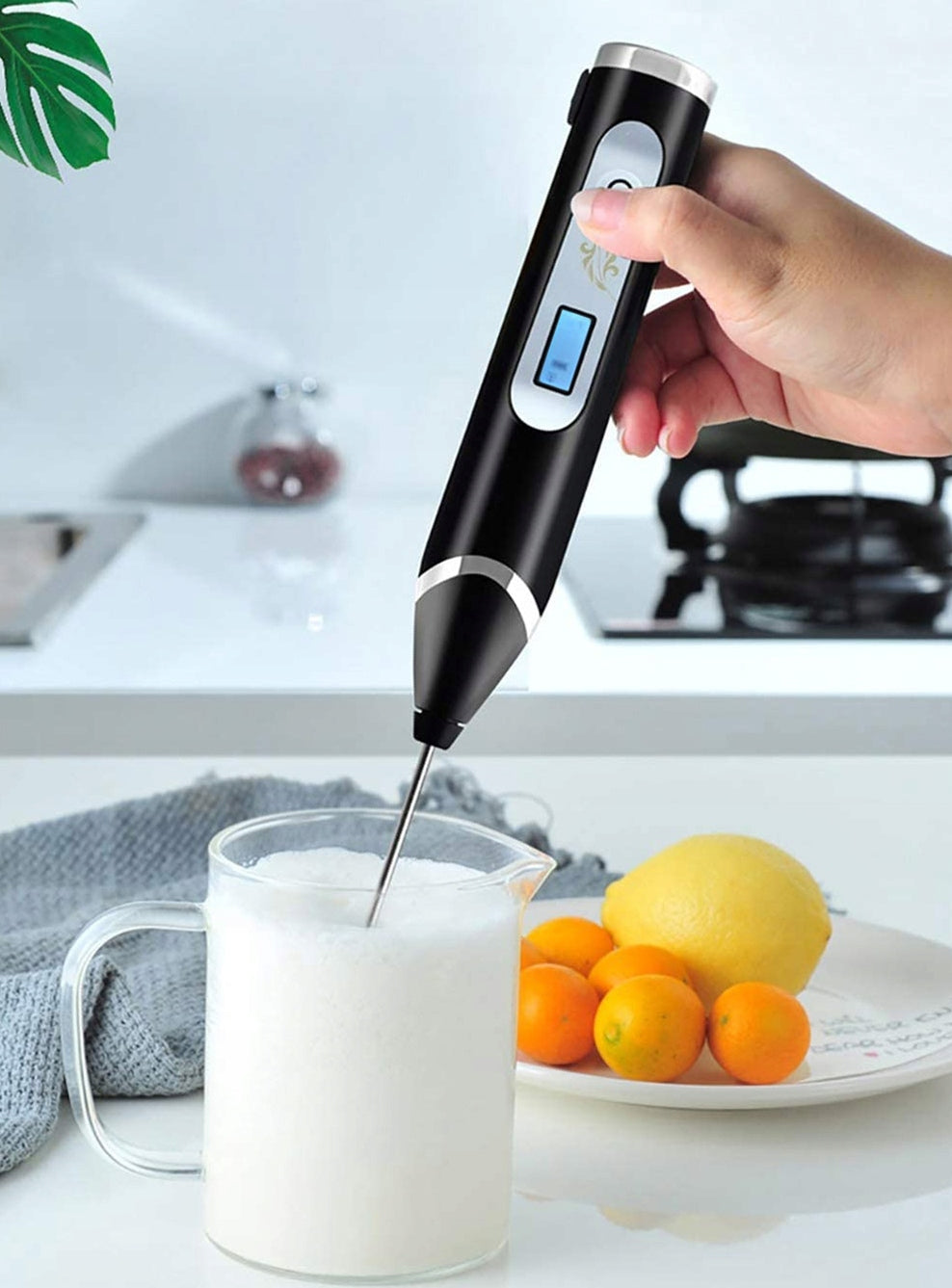 Milk frother blurr FROTHER COFFEE MILK MIXER ELECTRIC LCD Manufacturer code 780