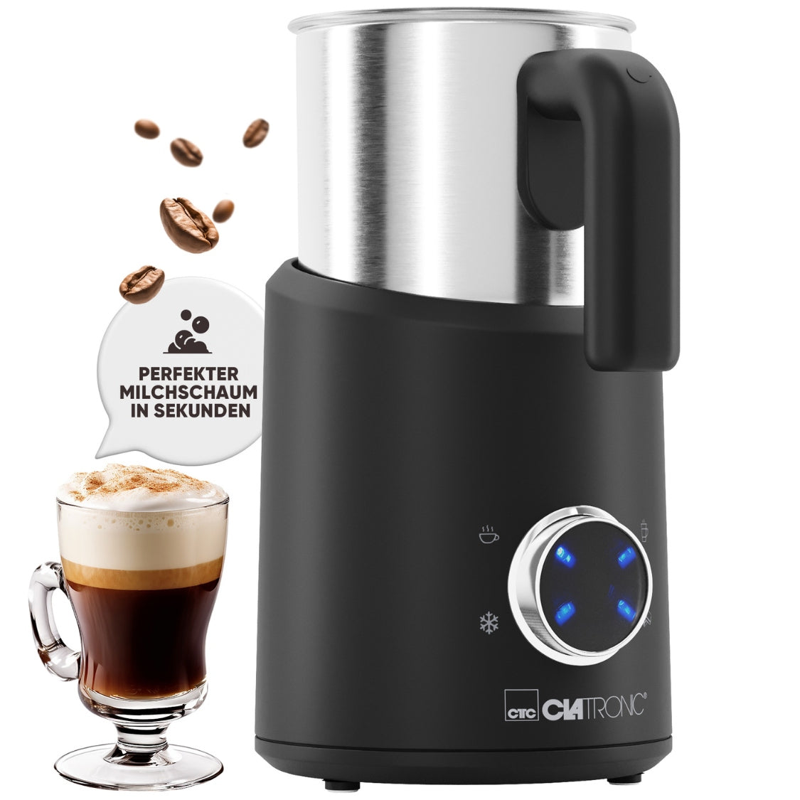 Milk frother heater Clatronic MS- cappuccino, latte, chocolate