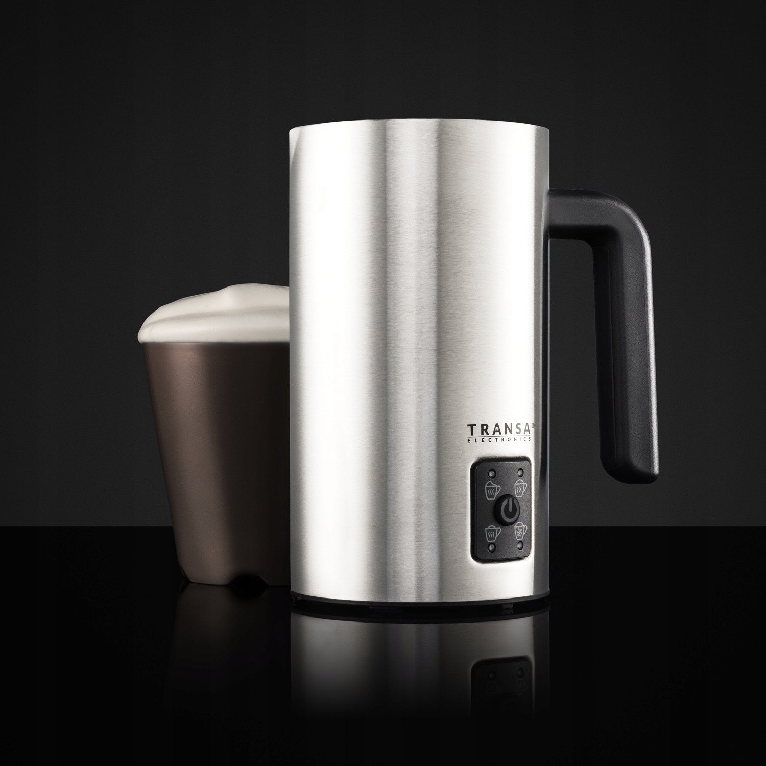 Milk frother with HEATER 2 MIXERS 4 FOAMING MODES 500W Manufacturer code TE-15