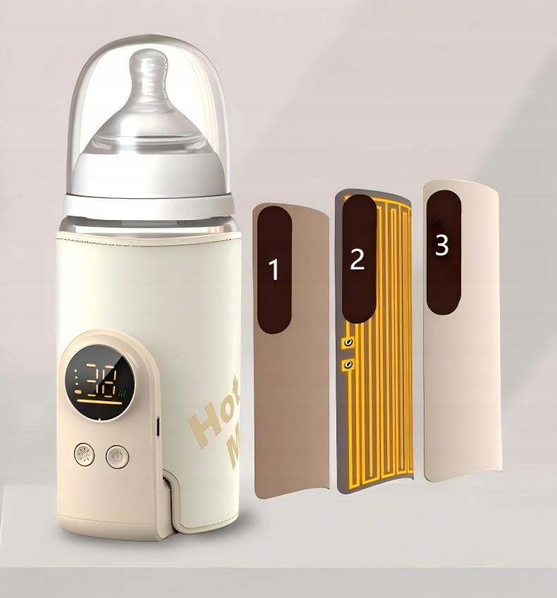Milk heater with display, high capacity battery Packaging status original