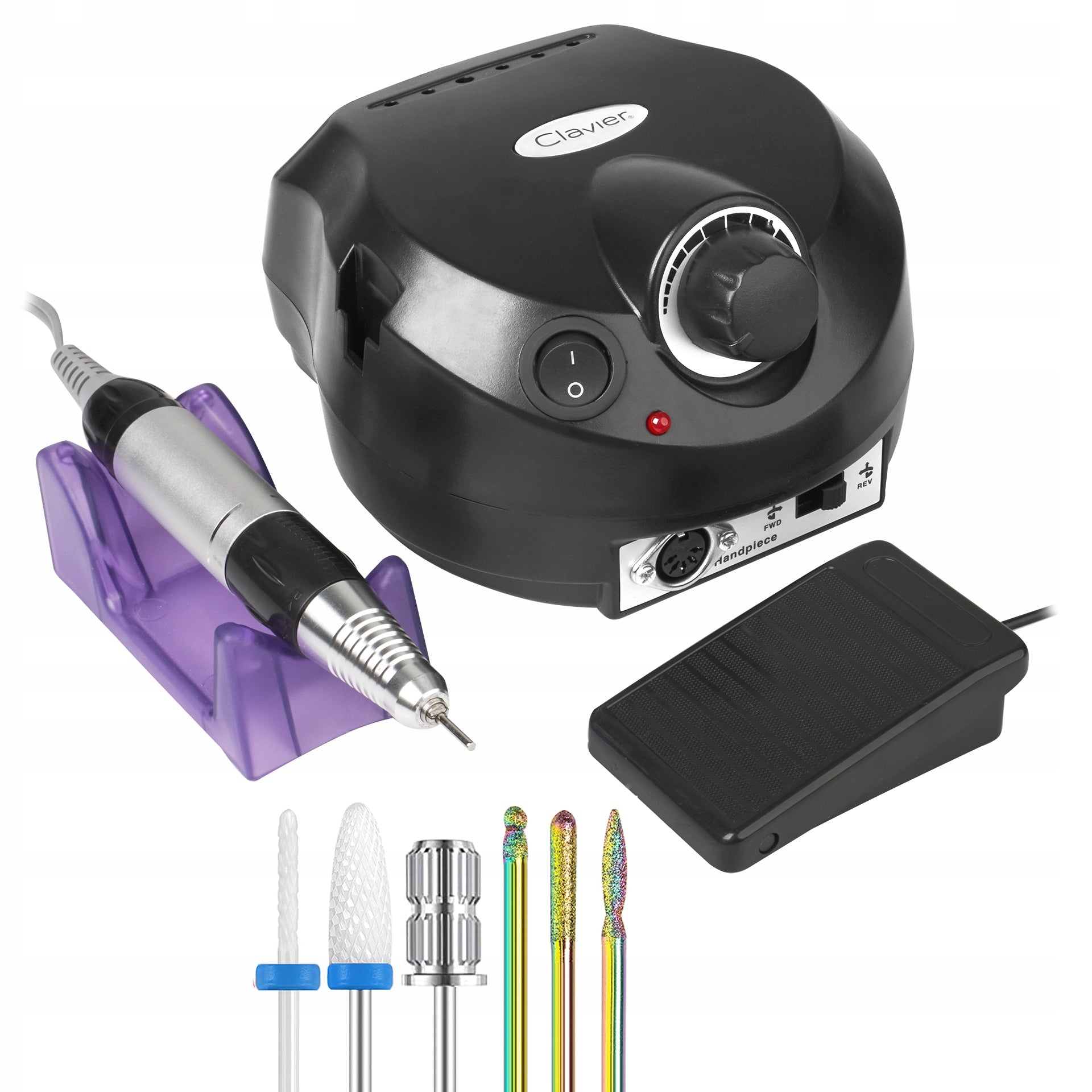 Milling machine – 65W – for Manicure, Nail, Pedicure ZS 601, black, Clavier Manufacturer code 5907565673852