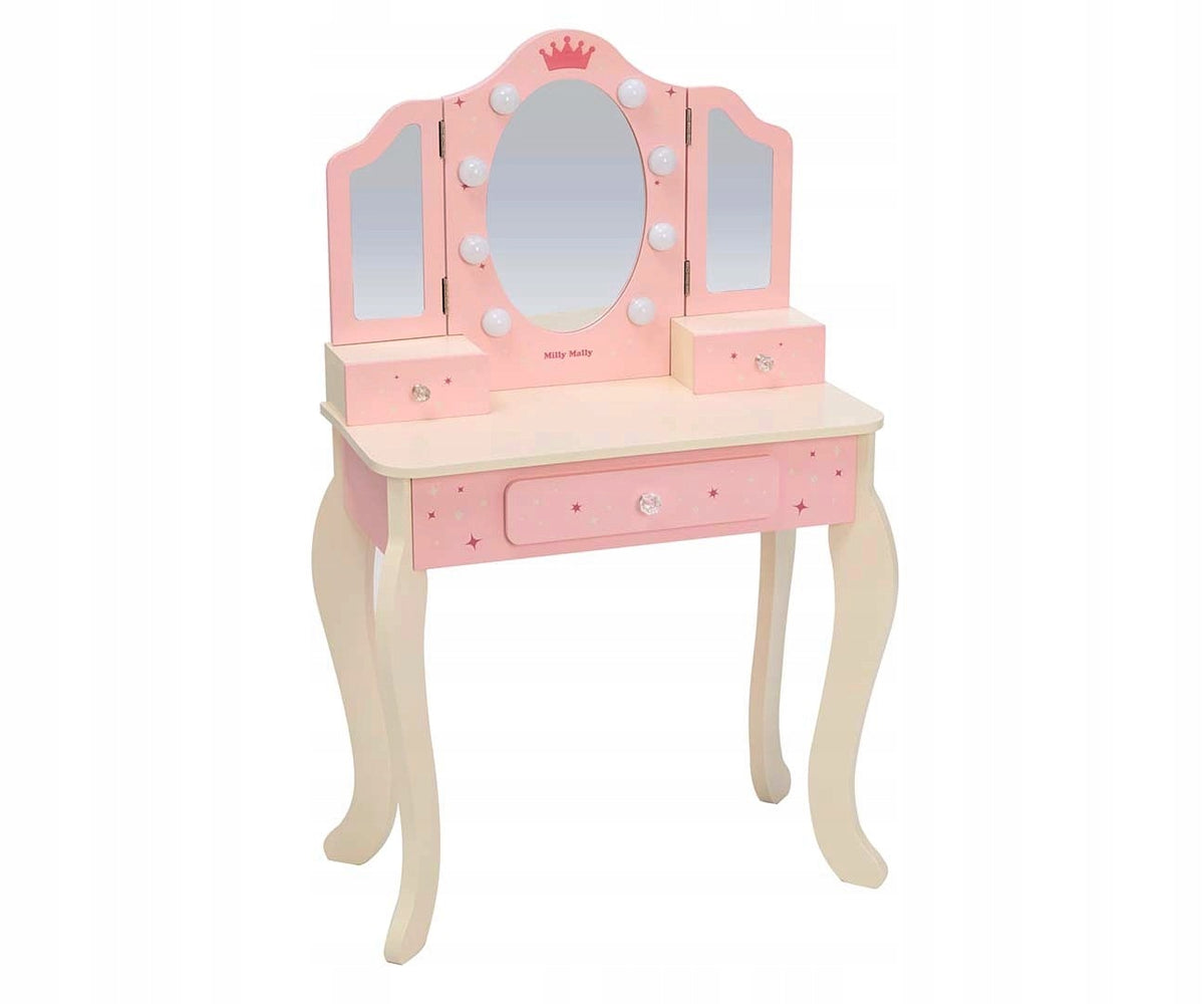 Milly Mally 77100 Dressing Table Queen Pink Product weight with unit packaging 14.1 kg