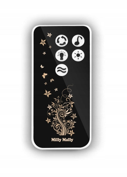 Milly Mally Cradle with 4-in-1 Remote Control Sweet Mellody Color white