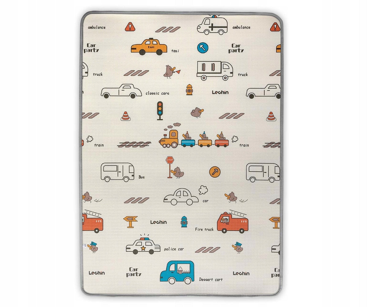 Milly Mally Double Sided Retractable Foam Mat 120x178cm Kinder City Brand Milly Mally