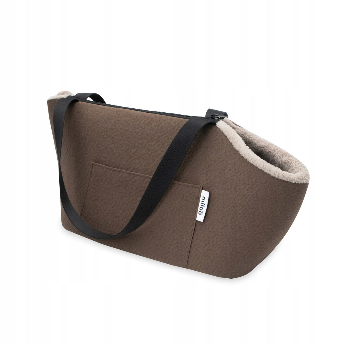 MilooPets Travelly Dog and Cat Carry Bag - Brown Brand Carinio