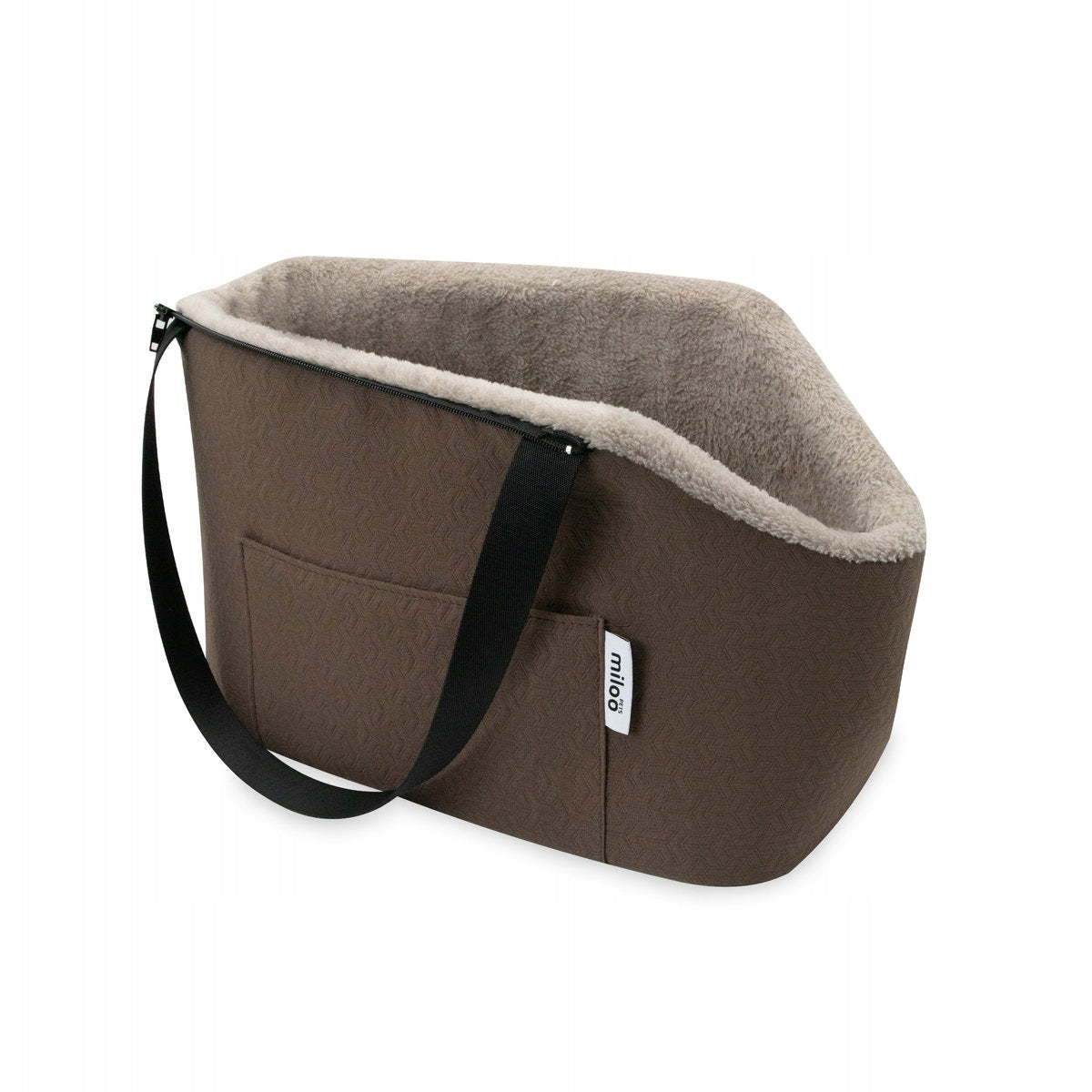 MilooPets Travelly Dog and Cat Carry Bag - Brown