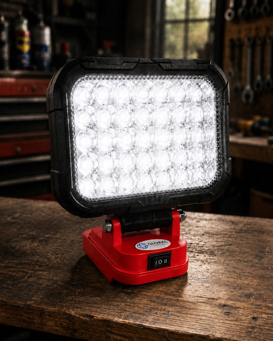 Milwaukee 18V M18 / 40 LED Halogen Battery Operated Building Lamp