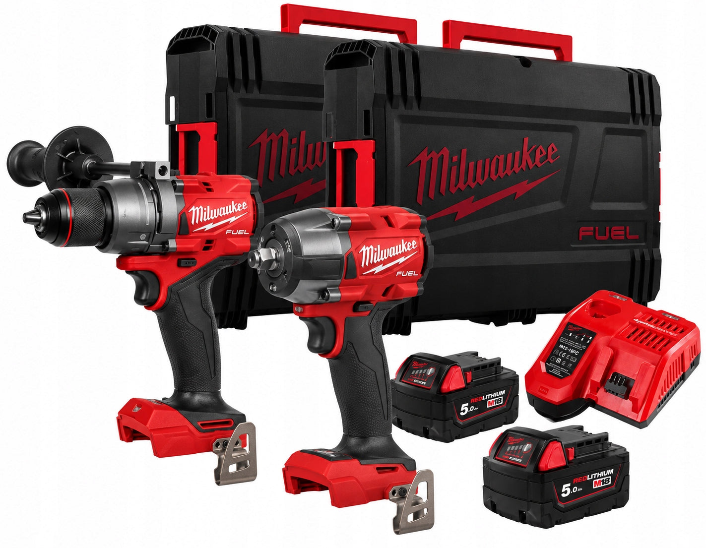 Milwaukee M18 FPP2F3-502X Screwdriver Set Wrench 2x5,0Ah 18V 4933492518