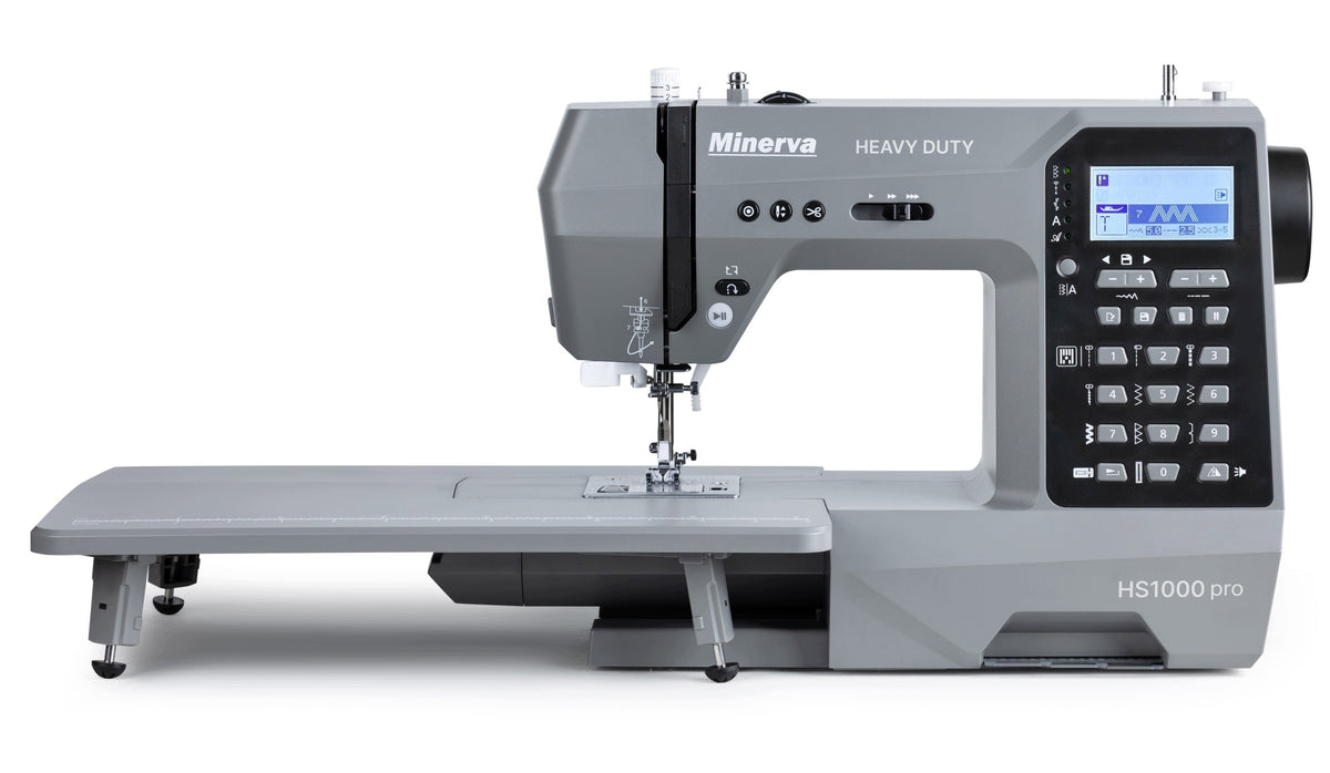 Minerva HS1000 pro sewing machine HEAVY DUTY computer Packaging status original