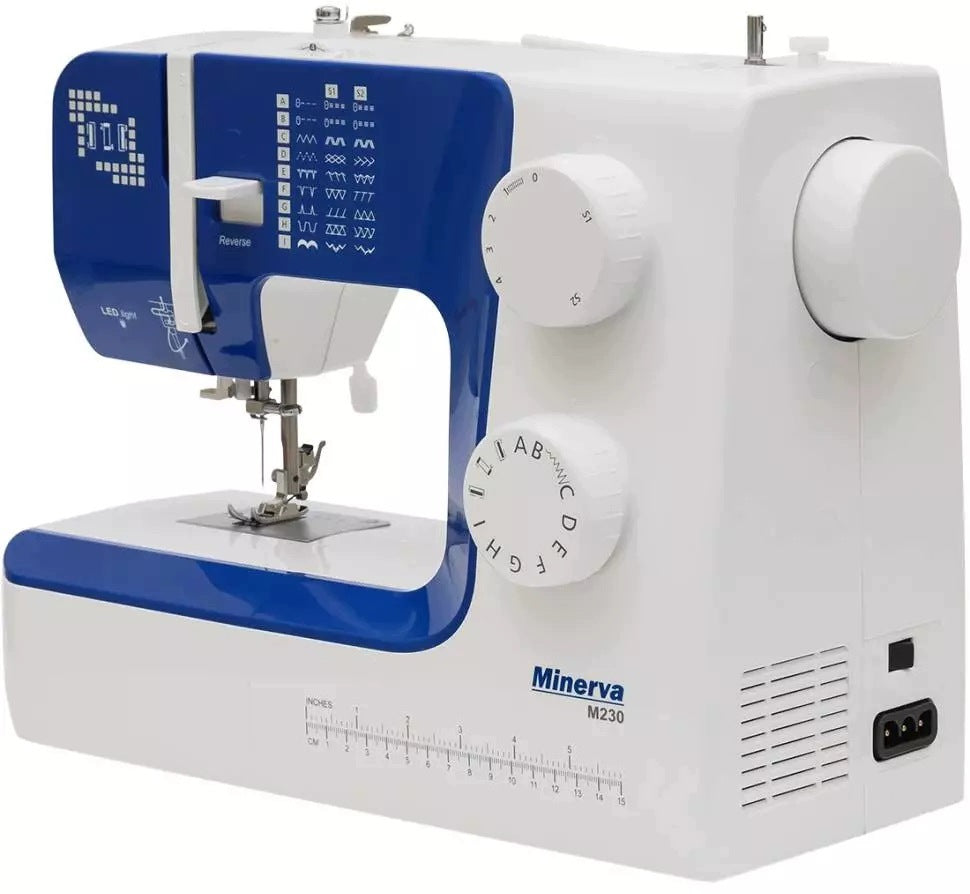 Minerva M230 Sewing machine 28 stitches automatic threader Brand Minerva
