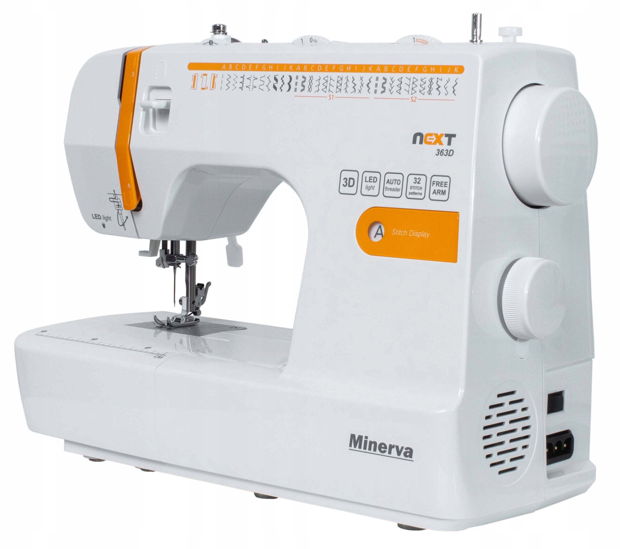 Minerva Next 363D II Home Mechanical Sewing Machine 32 Stitches Manufacturer code MINERVA NEXT 363D II