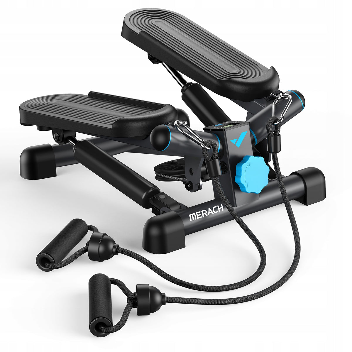 Mini 2-in-1 stepper, LCD monitor, resistance bands, for leg and hand training Packaging status original