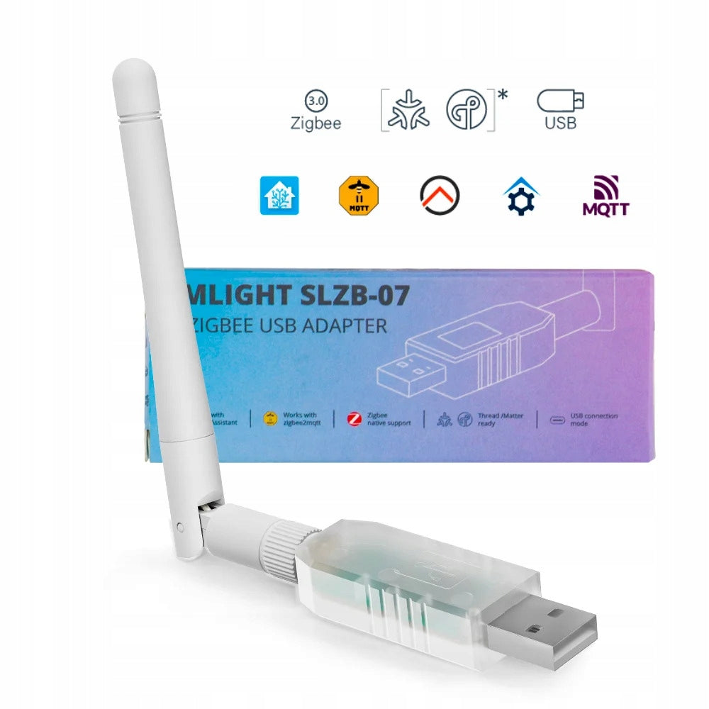Mini Adapter SLZB-07 Zigbee Gateway EFR32MG21 USB EFR32 for Home Assistant Manufacturer code SLZB-07