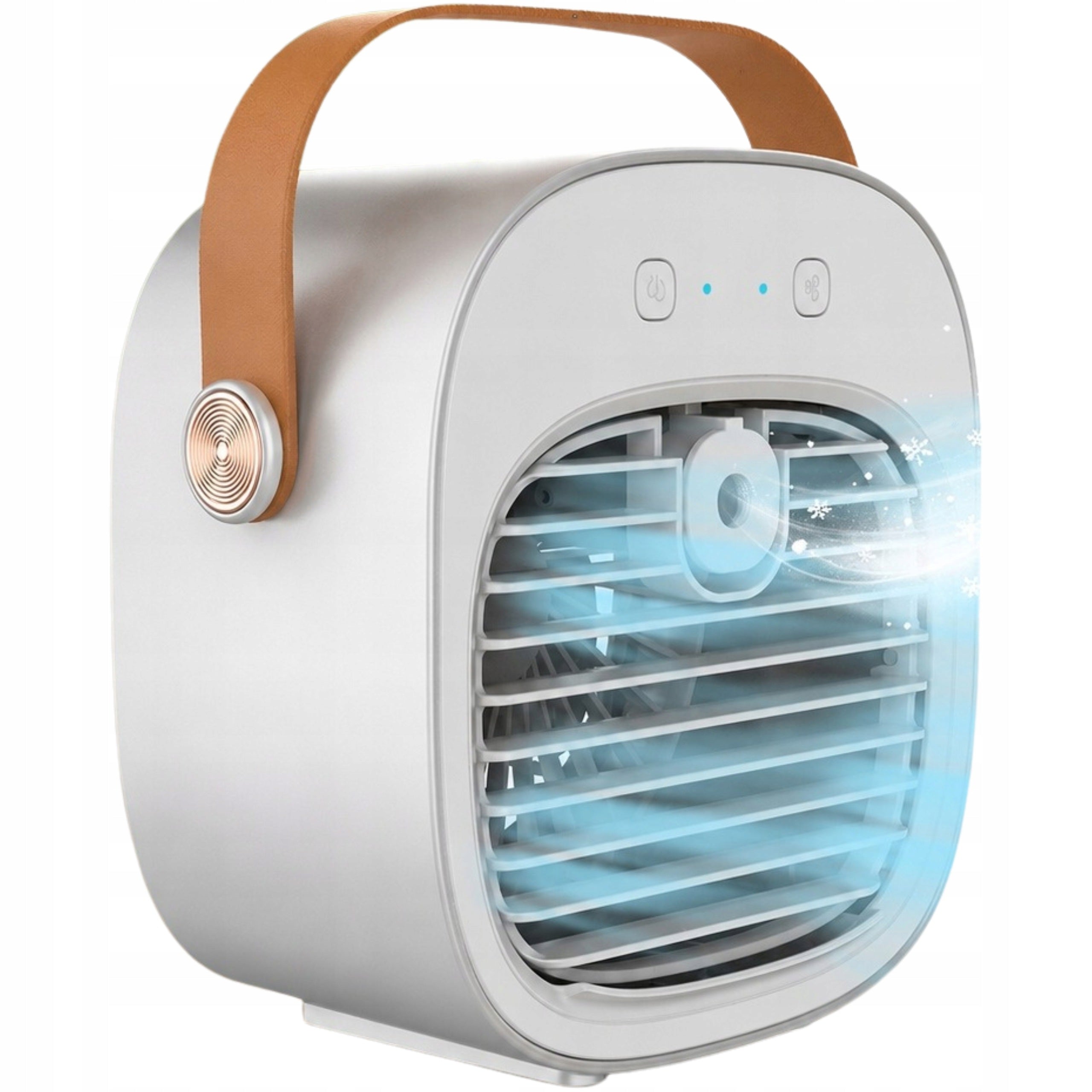 Mini Air Conditioner Air Cooler Portable Humidifier Fan White