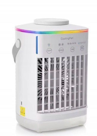 Mini Air Conditioner Portable USB 600ml 3 Modes LED Timer Cooling Brand no brand
