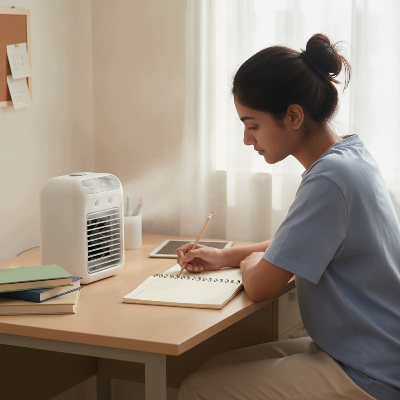 Mini Air Cooler Cooling Desktop Air Cooler Compact for Desk, Office Workers Brand no brand
