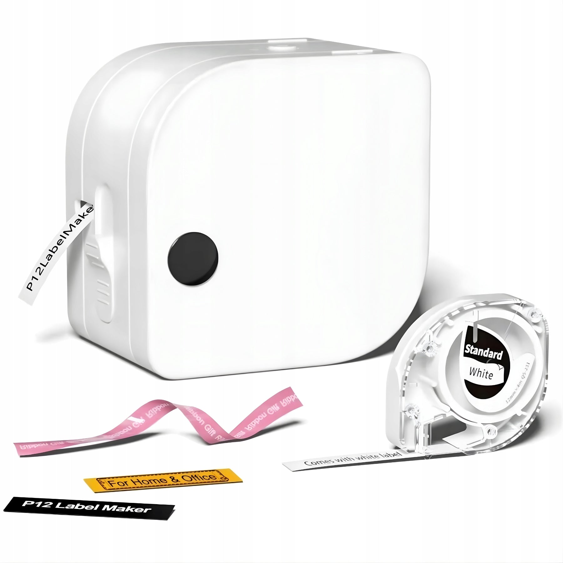 Mini Bluetooth Printer Phomemo P12 Wireless White 2ASRB-P12 Gift