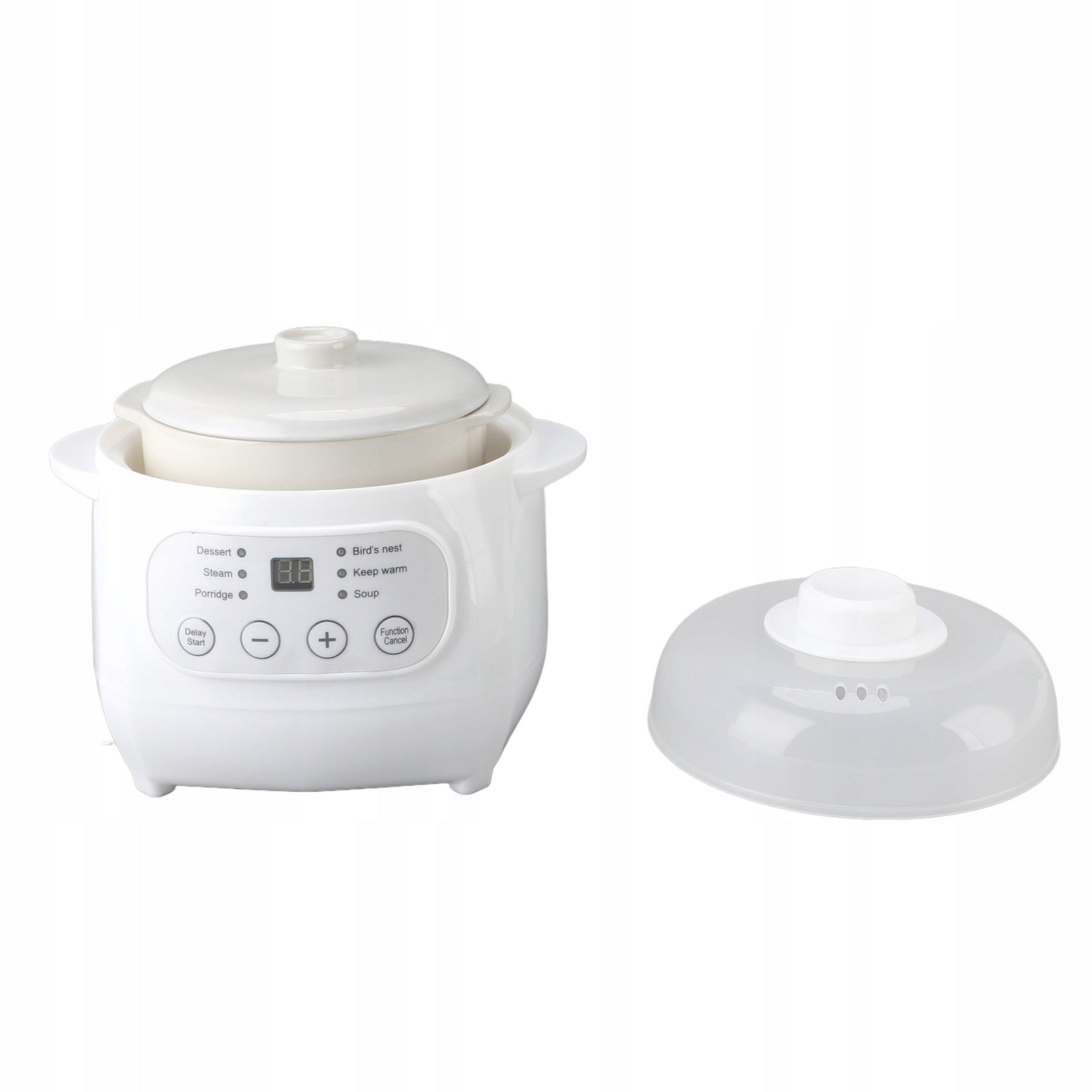 Mini Ceramic Stew Pot, Electric Stew Pot with Capacity