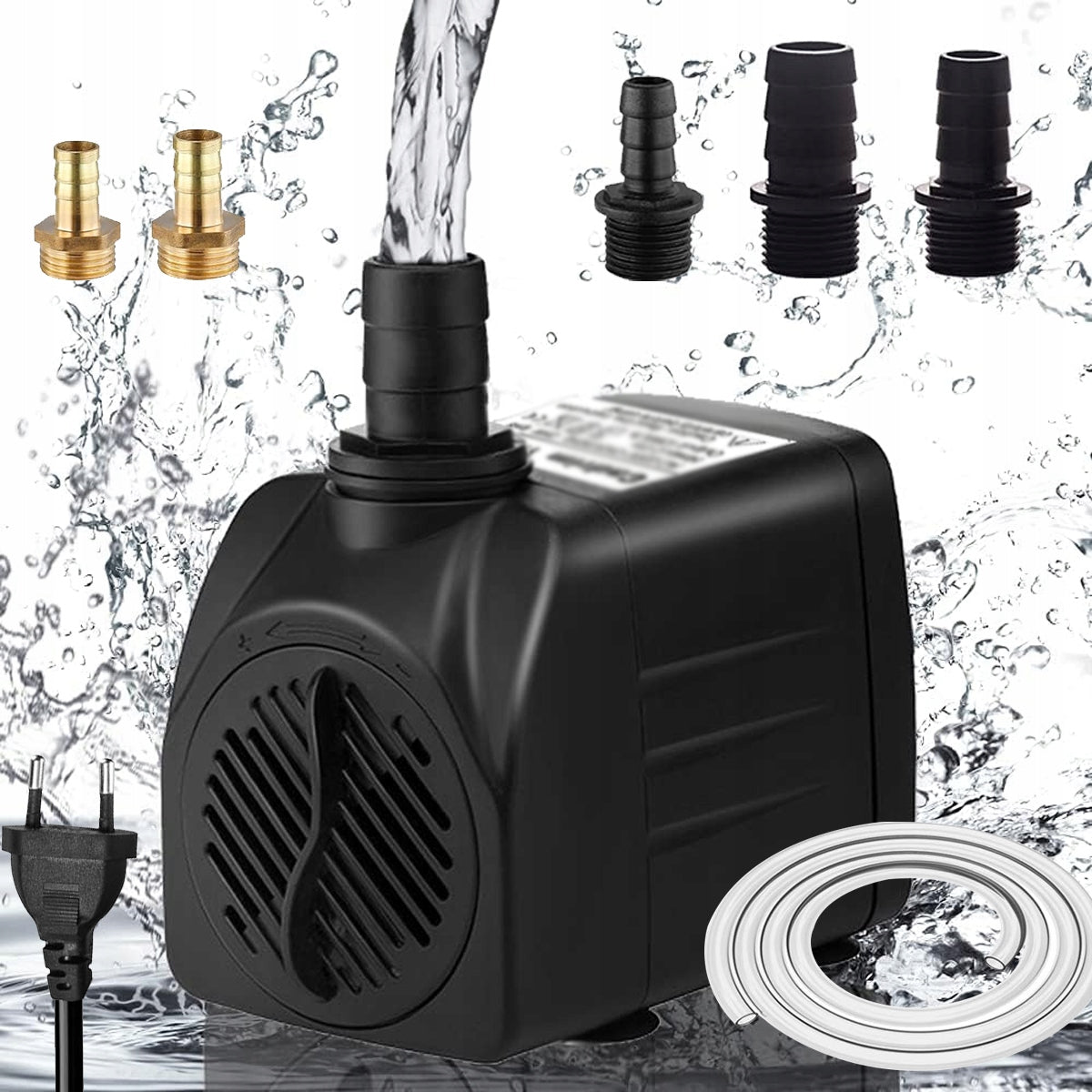 Mini Circulation Pump for Waterfall Eye Fountain 2000 l/h EFFICIENT