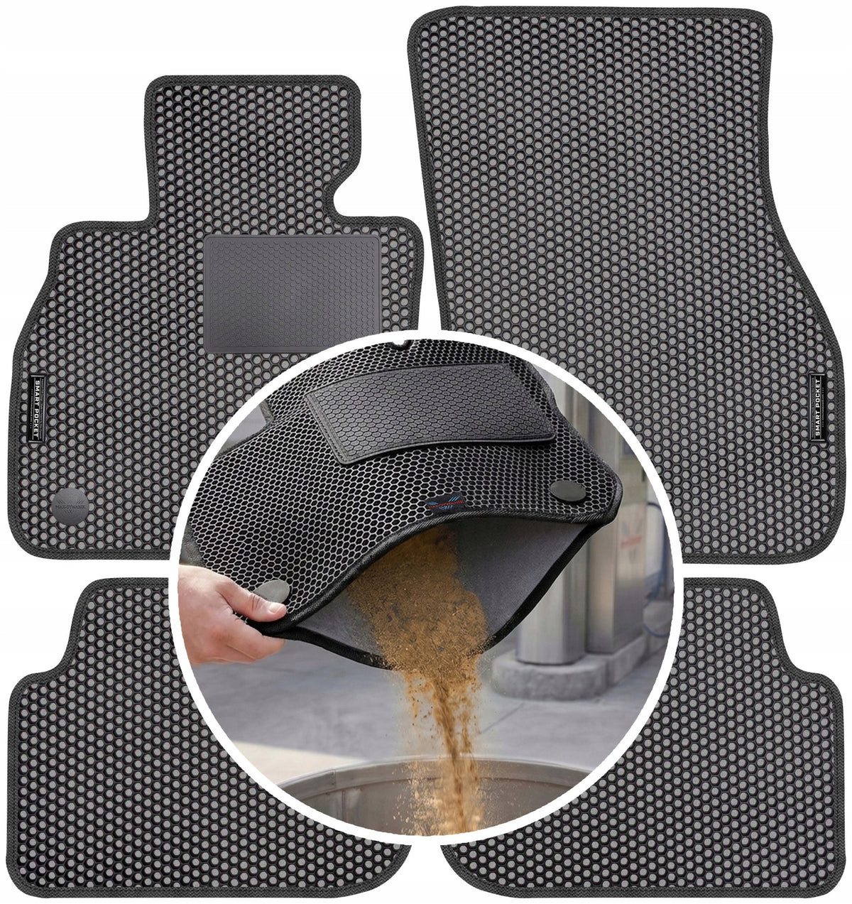 Mini Clubman II F54 Kombi 2015-2024 EVA SMART POCKET Rugs Packaging status original