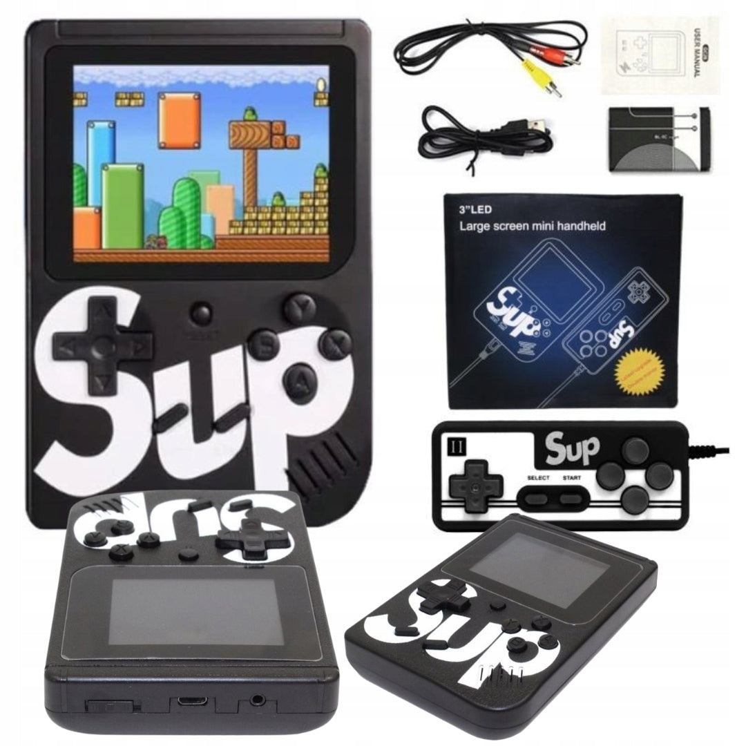 Mini Console SUP GAME BOX Plus 400 GAMES TV + PAD Mix Colors Packaging status original