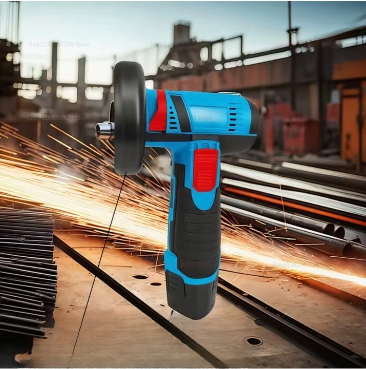 Mini Cordless Angle Grinder Powerful Brushless 76mm 2xAku Discs Manufacturer code SZLIFIERKA KĄTOWA MINI 12V