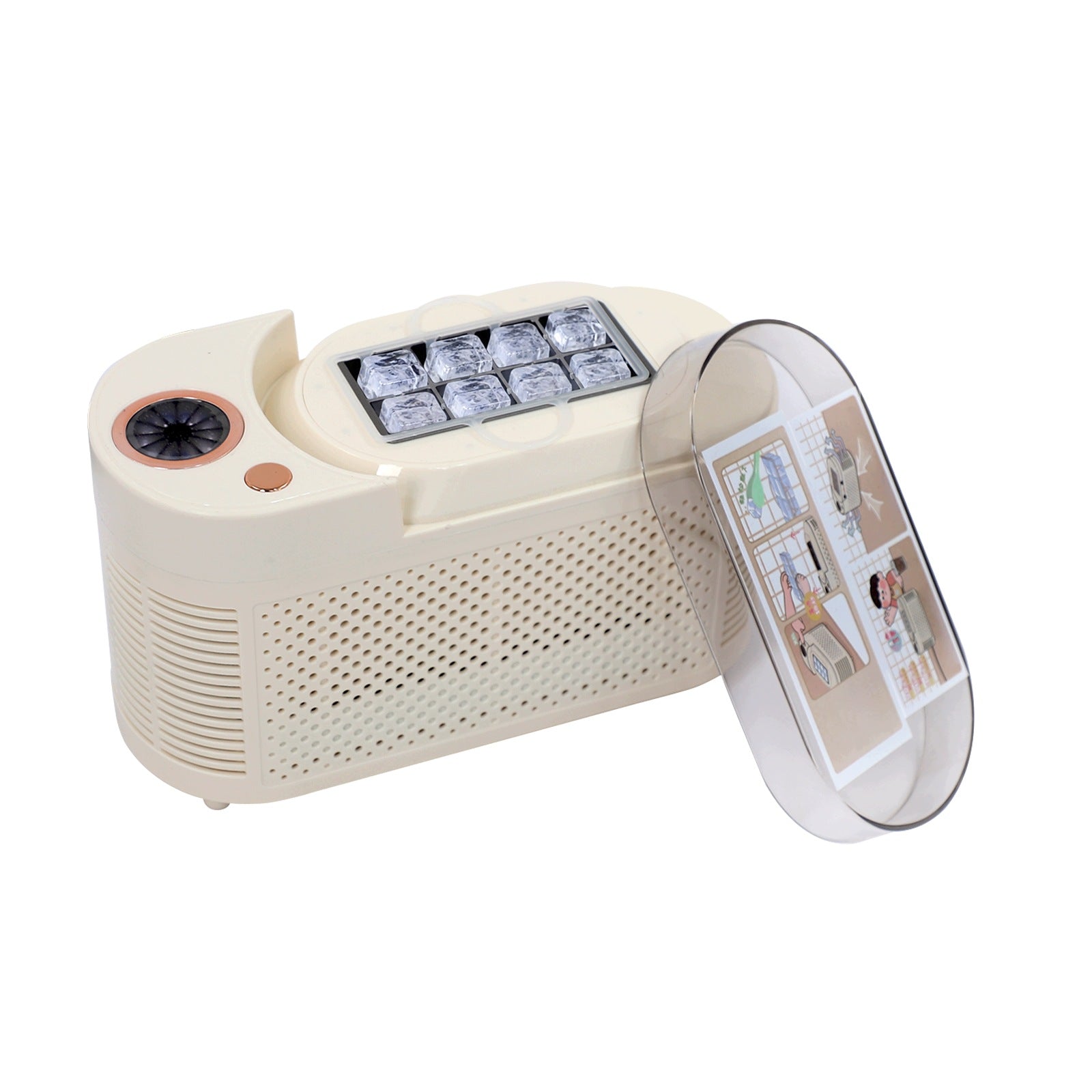 Mini Countertop Ice Maker, Compact Ice Machine for Home/Car/Travel Brand no brand