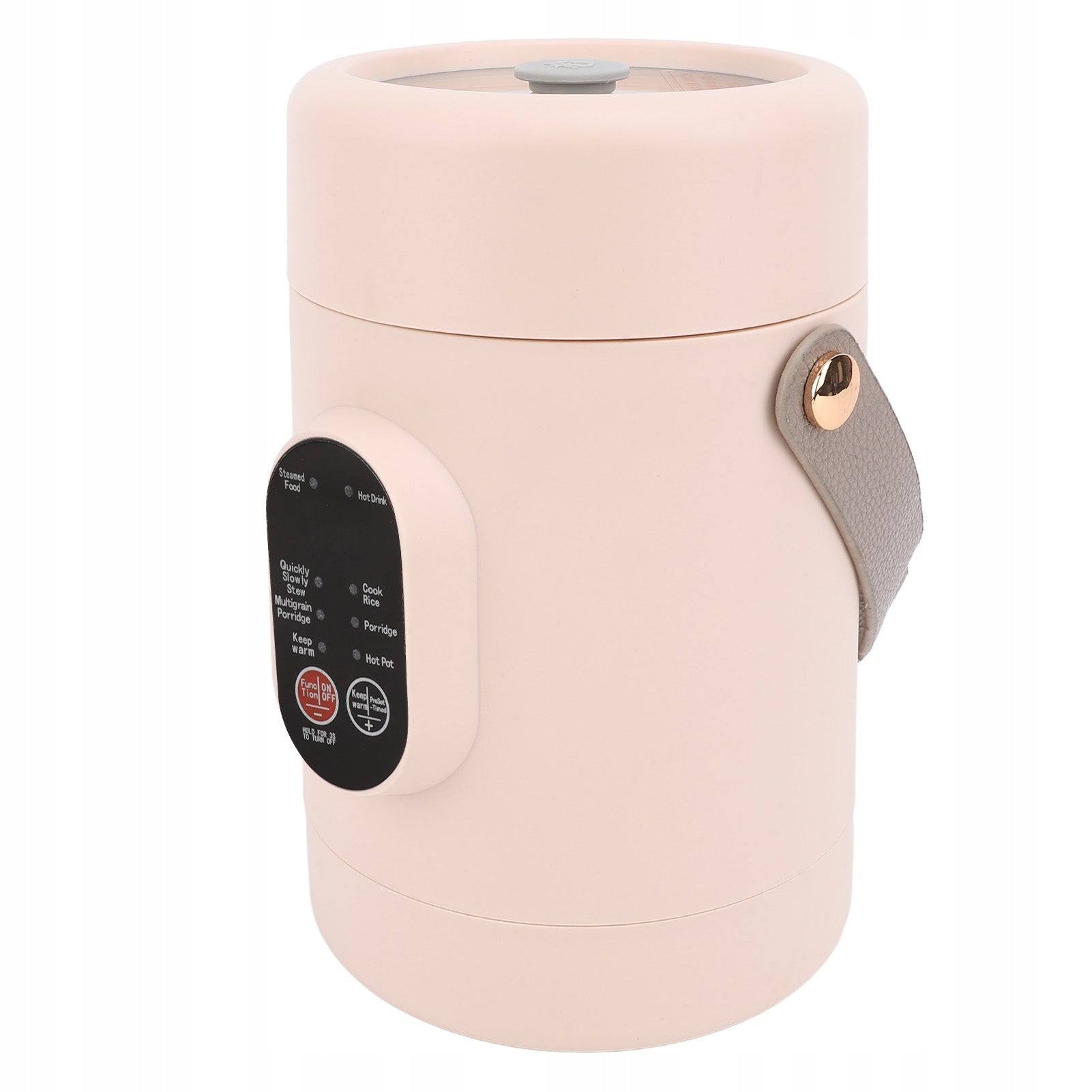 Mini Electric Cooker with Visible Lid Portable Pot for AB Dominant color multicolor