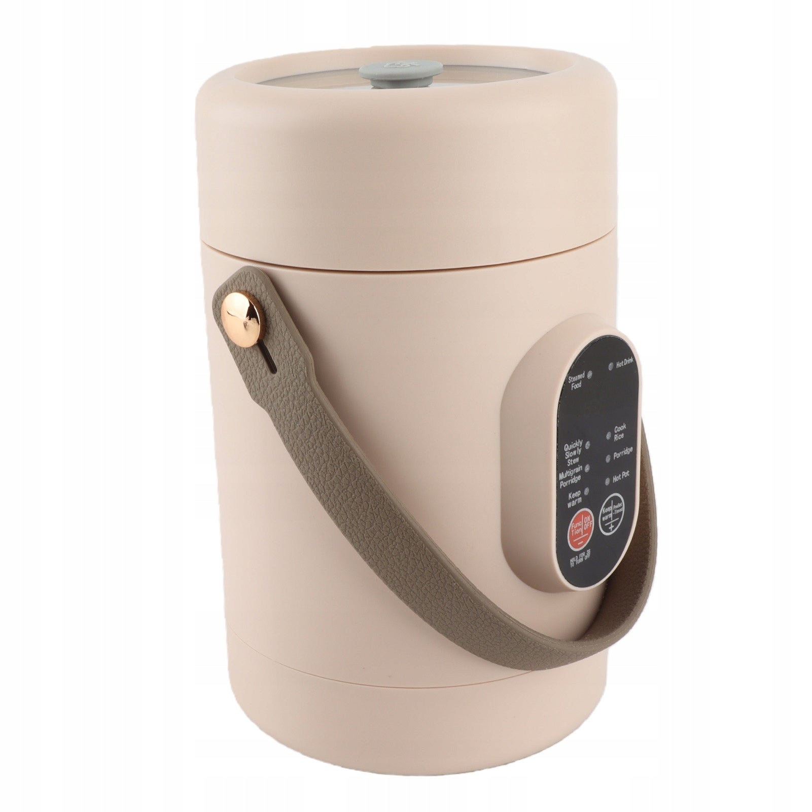 Mini Electric Cooker with Visible Lid Portable Pot for BS
