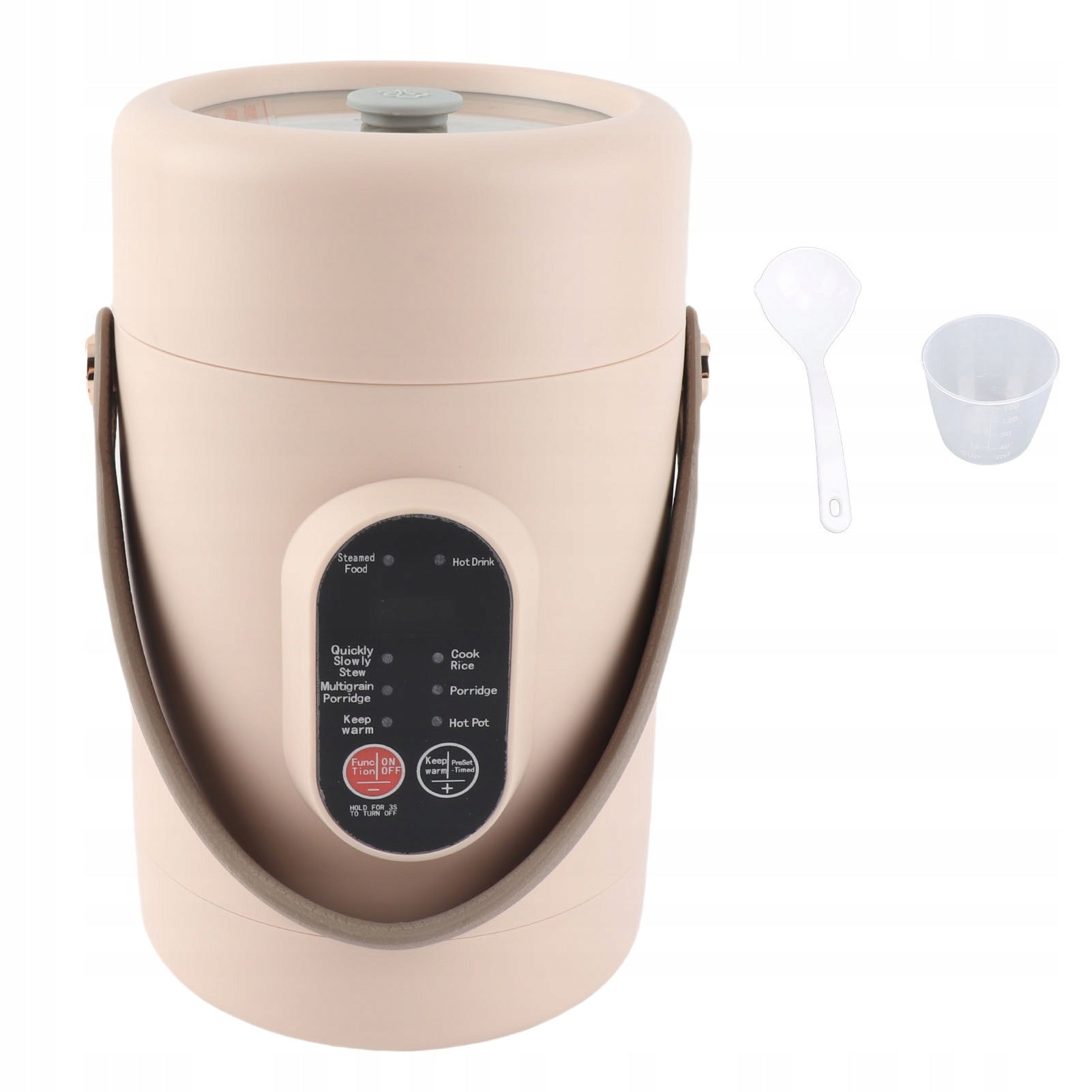 Mini Electric Cooker with Visible Lid Portable Pot for HE Brand no brand