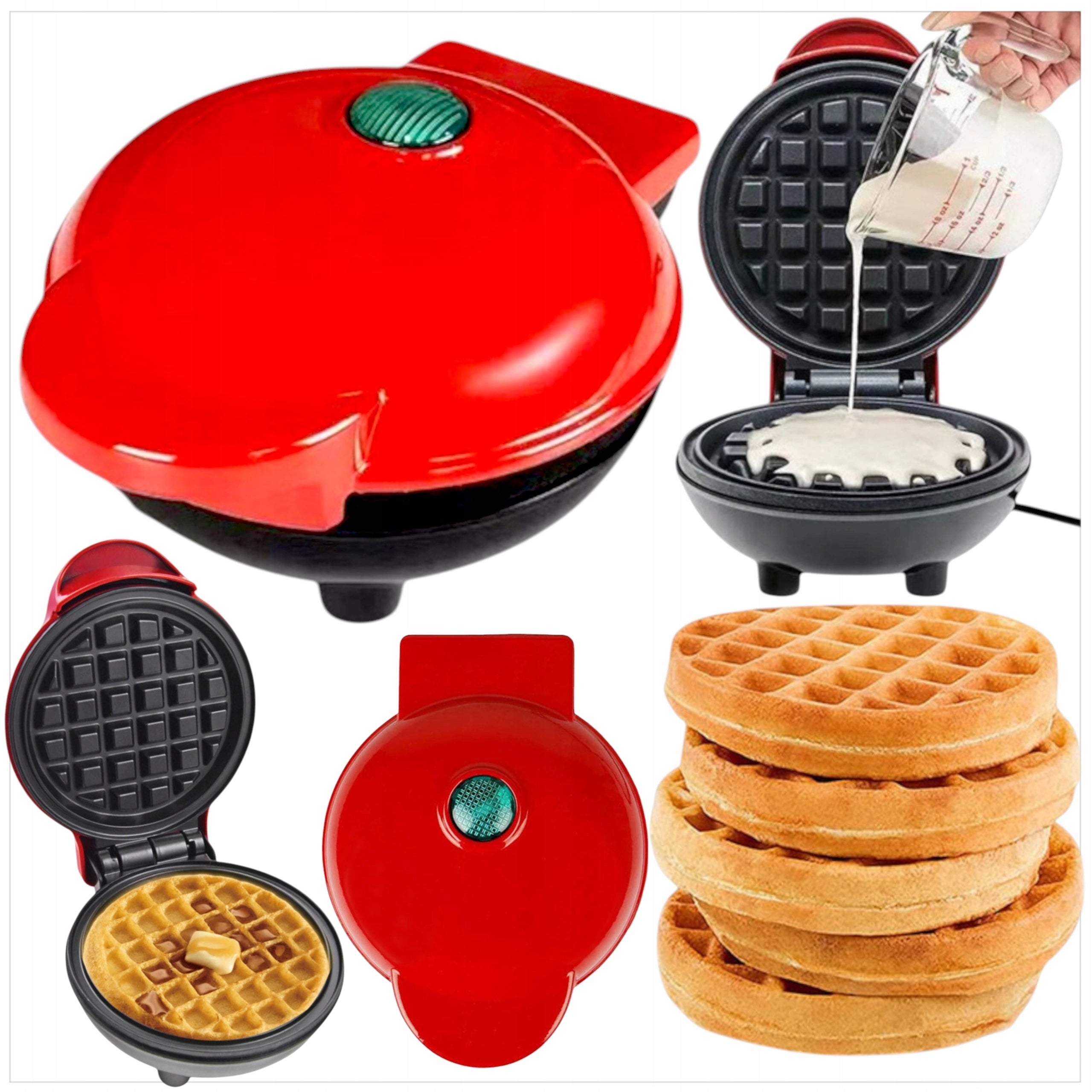 Mini Electric Waffle Iron 350W Manufacturer code XF-213E12