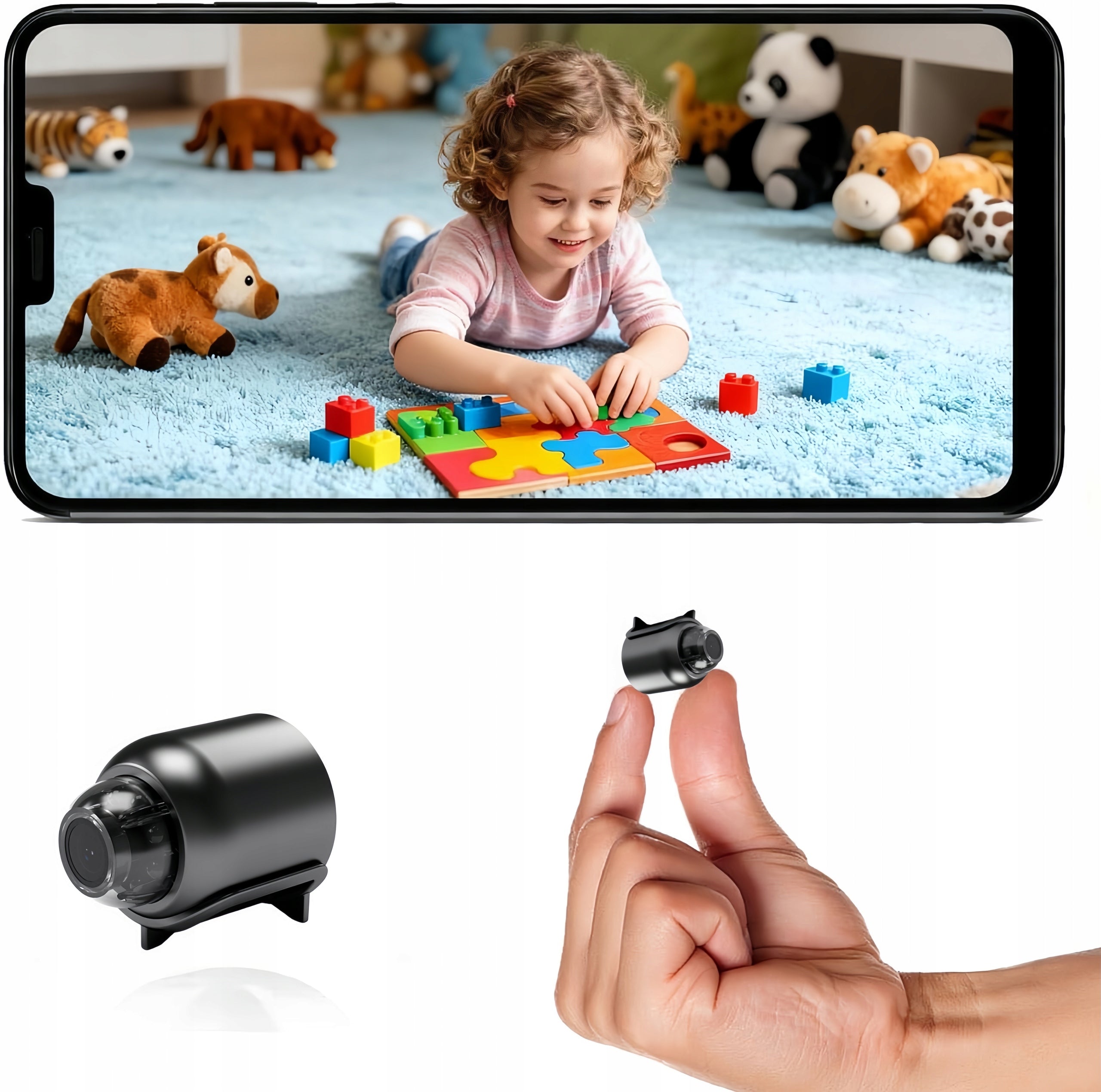 Mini Full HD Spy Camera with WiFi Voice Hidden Camera USB Monitoring