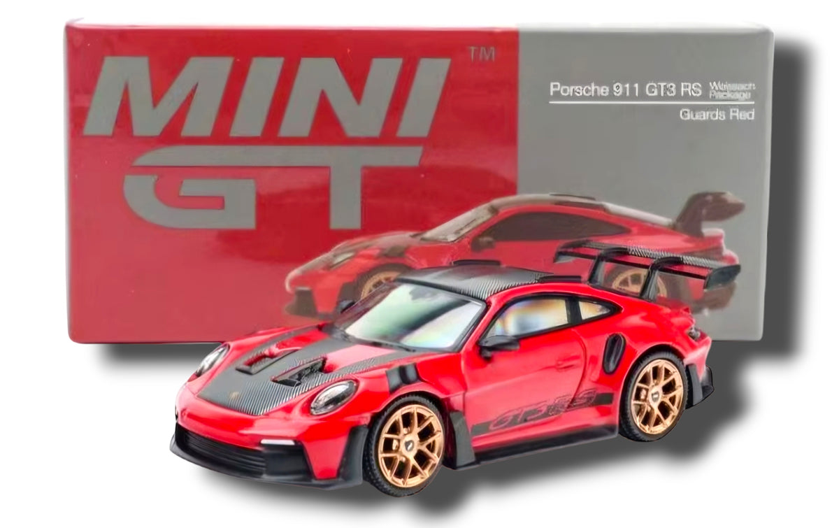 Mini GT Porsche 911 (992) GT3 RS Weissach Package Guards Red #1060