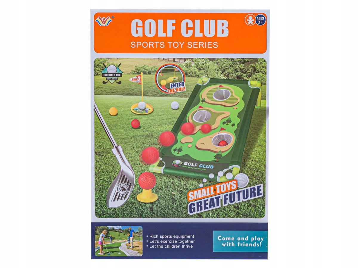 Mini Golf, Kids Mini Golf Set, Board + Sticks + Accessories Packaging status original