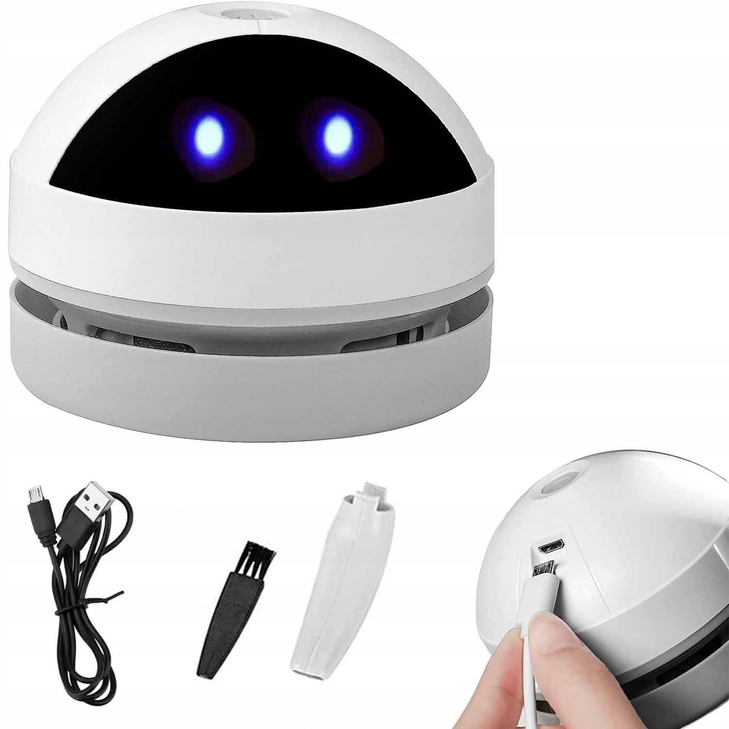 Mini Handheld Electric Cordless Desk Vacuum Cleaner 360°