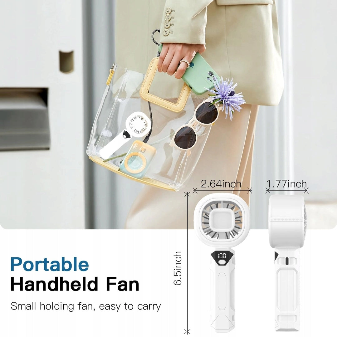 Mini Handheld Fan with 3 Speed USB Display – Portable Manufacturer code 5902362535587