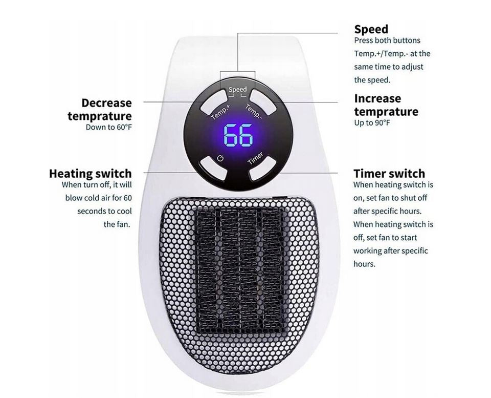 Mini Heater Electric Heater 500W Manufacturer code GR1
