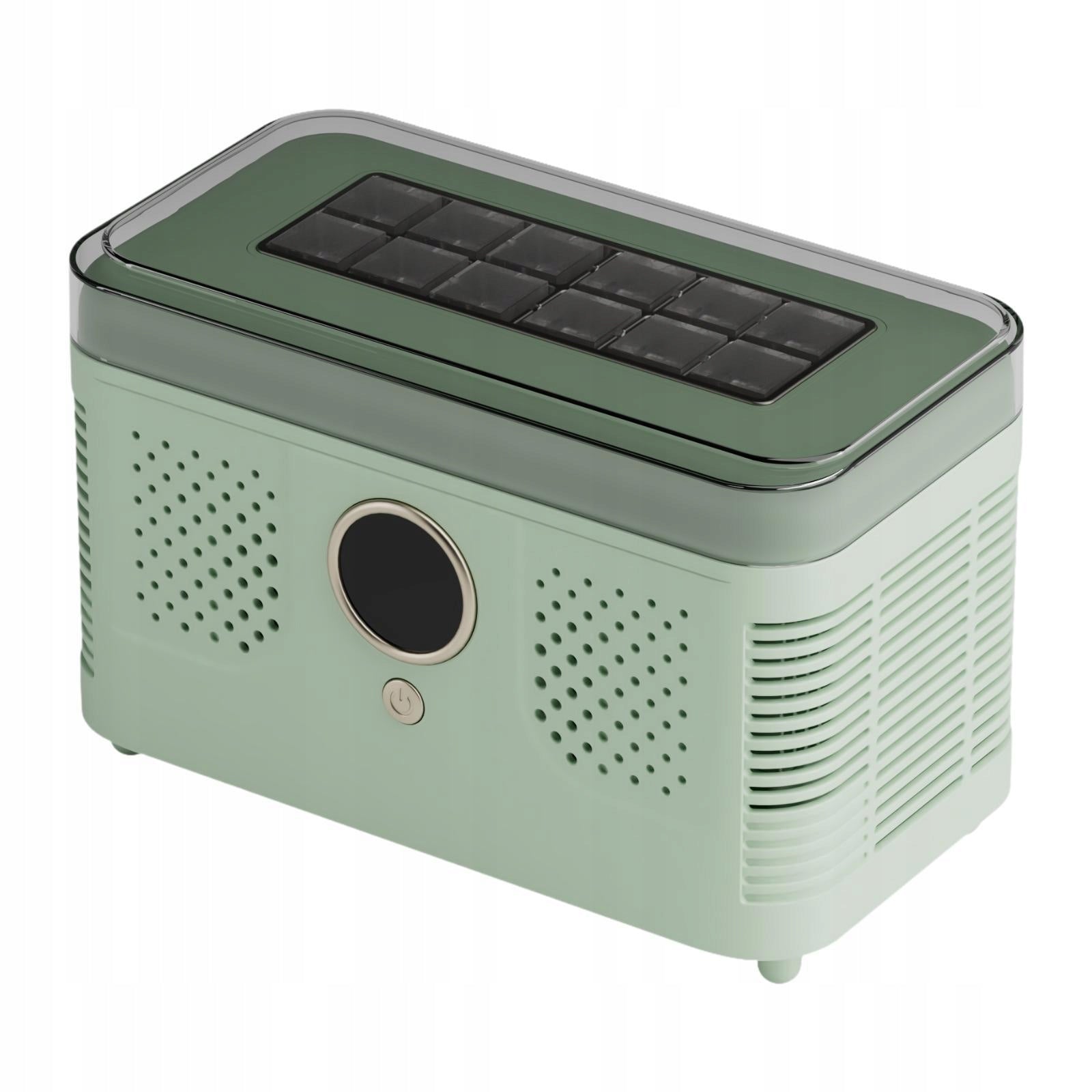 Mini Ice Maker Countertop, with Ice Tongs Freezing Appliance Ice Green