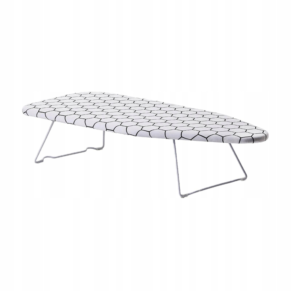 Mini Ironing Board with Foldable Legs Metal Base Heavy Duty for Dorm Home